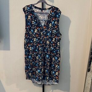 GAP Navy Floral Dress